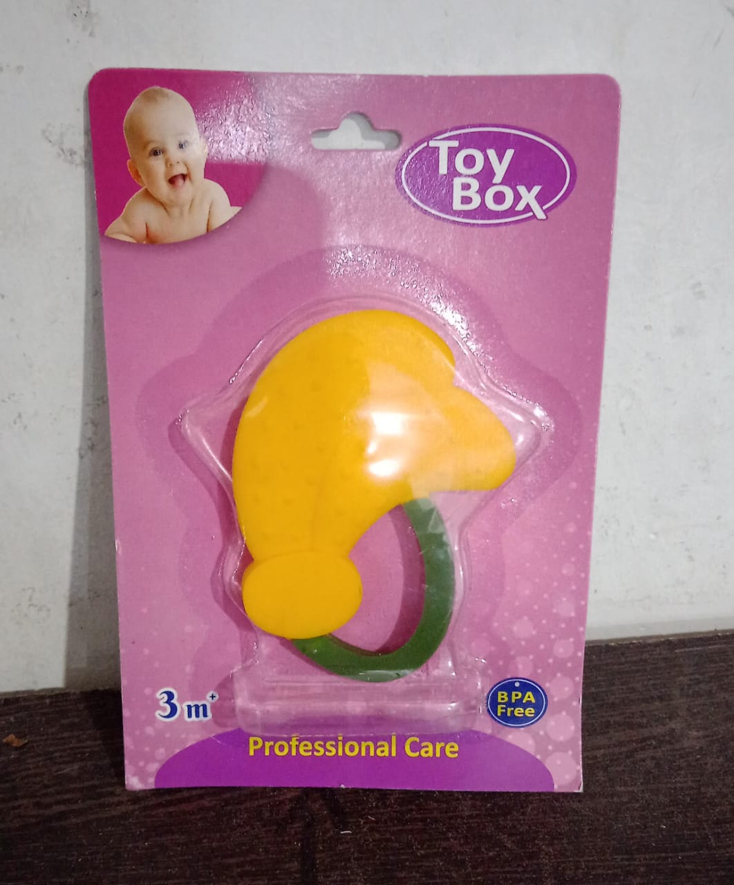 Baby Silicone Teether (1 Pc): Food Grade, Non-Toxic, Teething Relief (3 Months+) - Bhavnagar Deodap