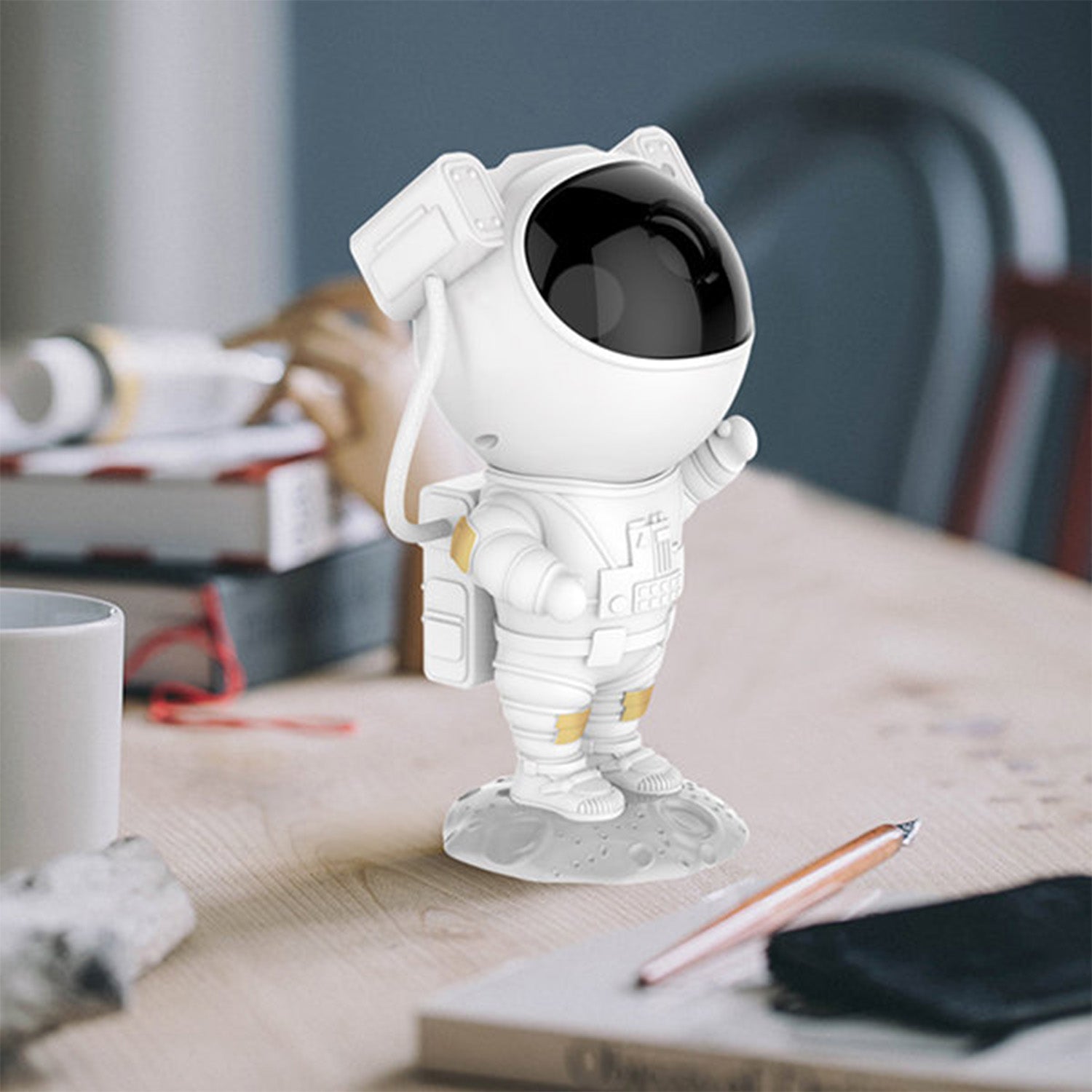 Robot Sky Space Stars Light Astronaut Galaxy Projector, Night lamp, Bedroom, Kids, Projector, Remote Control, Star Projector Will Take Children's to Explore The Vast Starry Sky for Adults, raksha bandhan, Diwali Gift - Bhavnagar Deodap