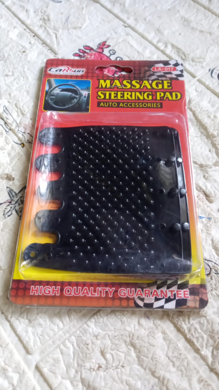 Silicon Car Massage Steering Cover High Quality Suitable For All Car (2 Pc Set) - Bhavnagar Deodap