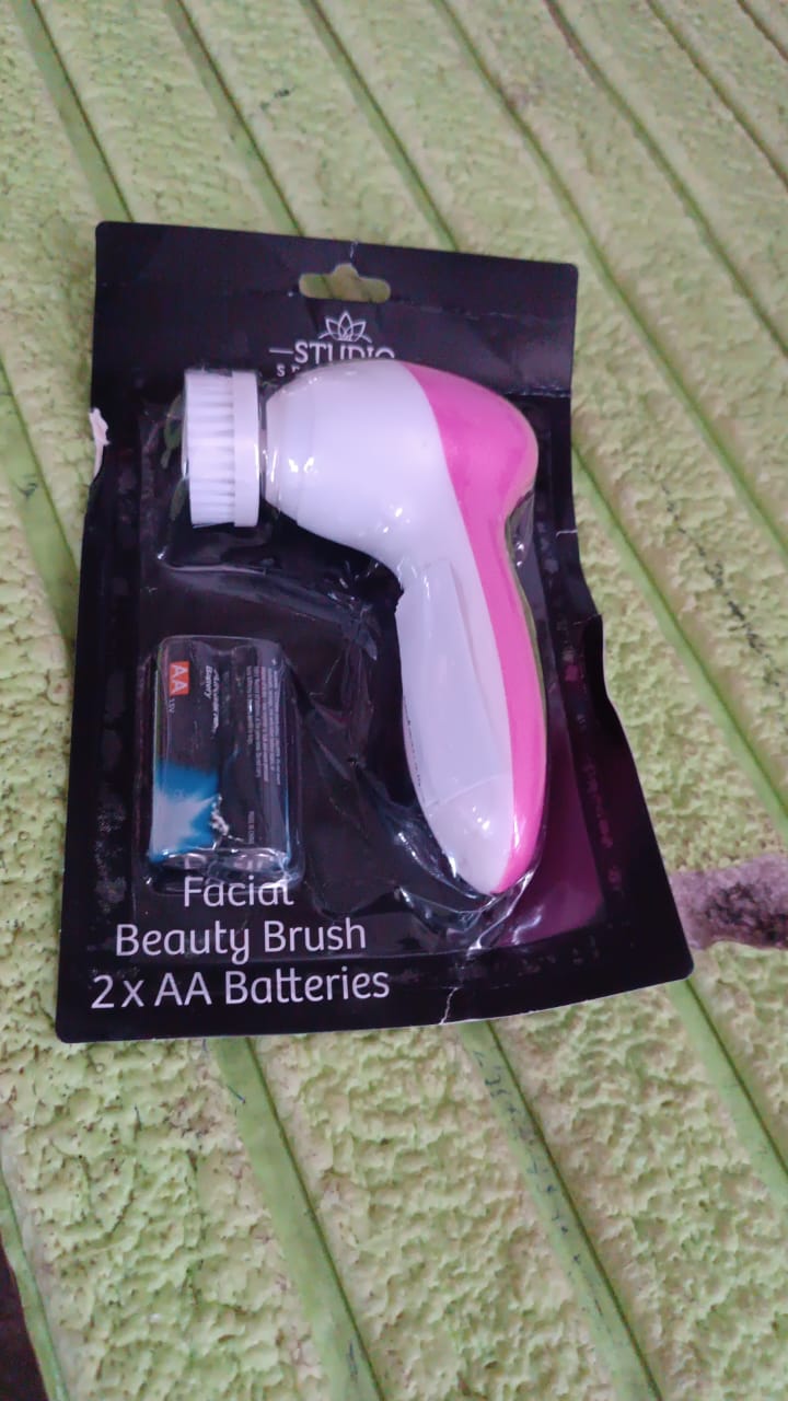 Facial Beauty Brush, Face Massager (1 Pc / With 2 AA Battery Included) - Bhavnagar Deodap