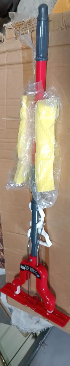 Dry Cleaning Flat Microfiber Floor Cleaning Mop with Steel Rod Long Handle Dry Mop - Bhavnagar Deodap