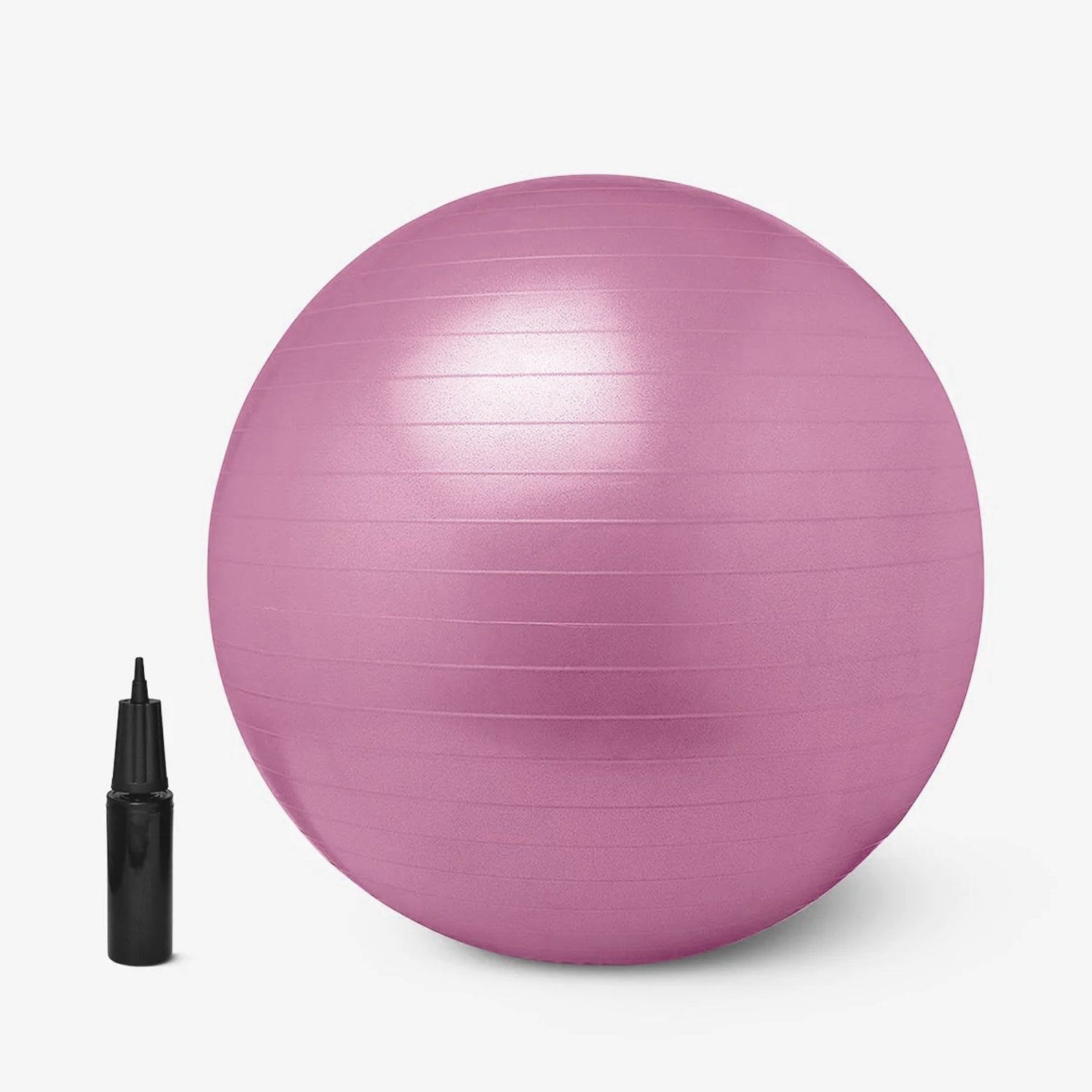 Anti Burst 65 cm Exercise Ball with Inflation Pump, Non-Slip Gym Ball, for Yoga, Pilates, Core Training Exercises at Home and Gym- Suitable for Men and Women - Bhavnagar Deodap