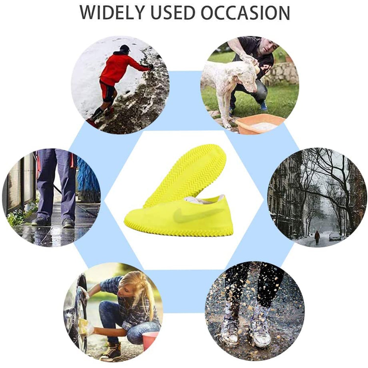 Small Silicone Shoe Covers: Waterproof & Anti-Skid for Rain & Bike - Bhavnagar Deodap