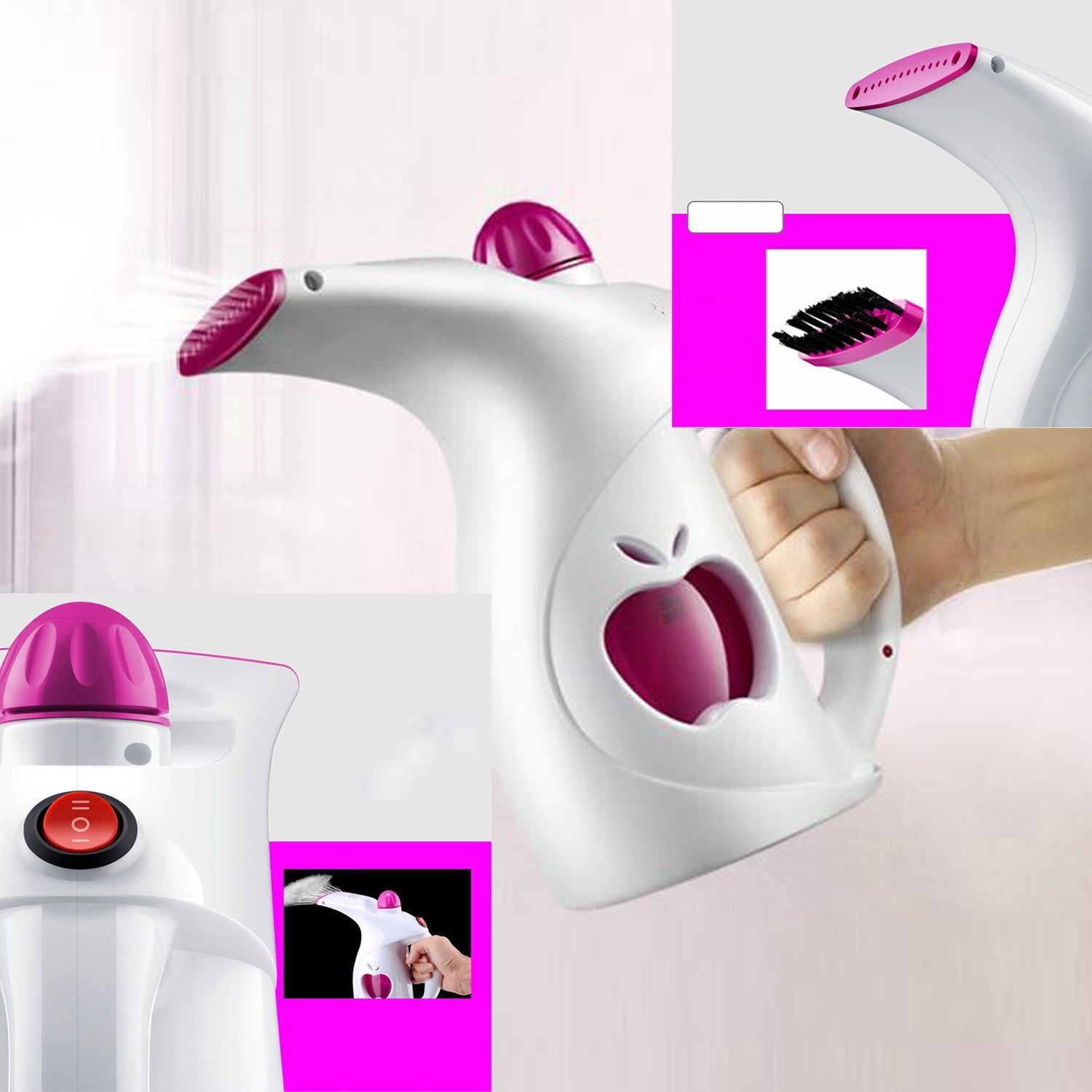 Portable Handheld Garment Steamer & Facial Steamer Electric Iron Steam Portable Handy Vapor Steamer - Bhavnagar Deodap