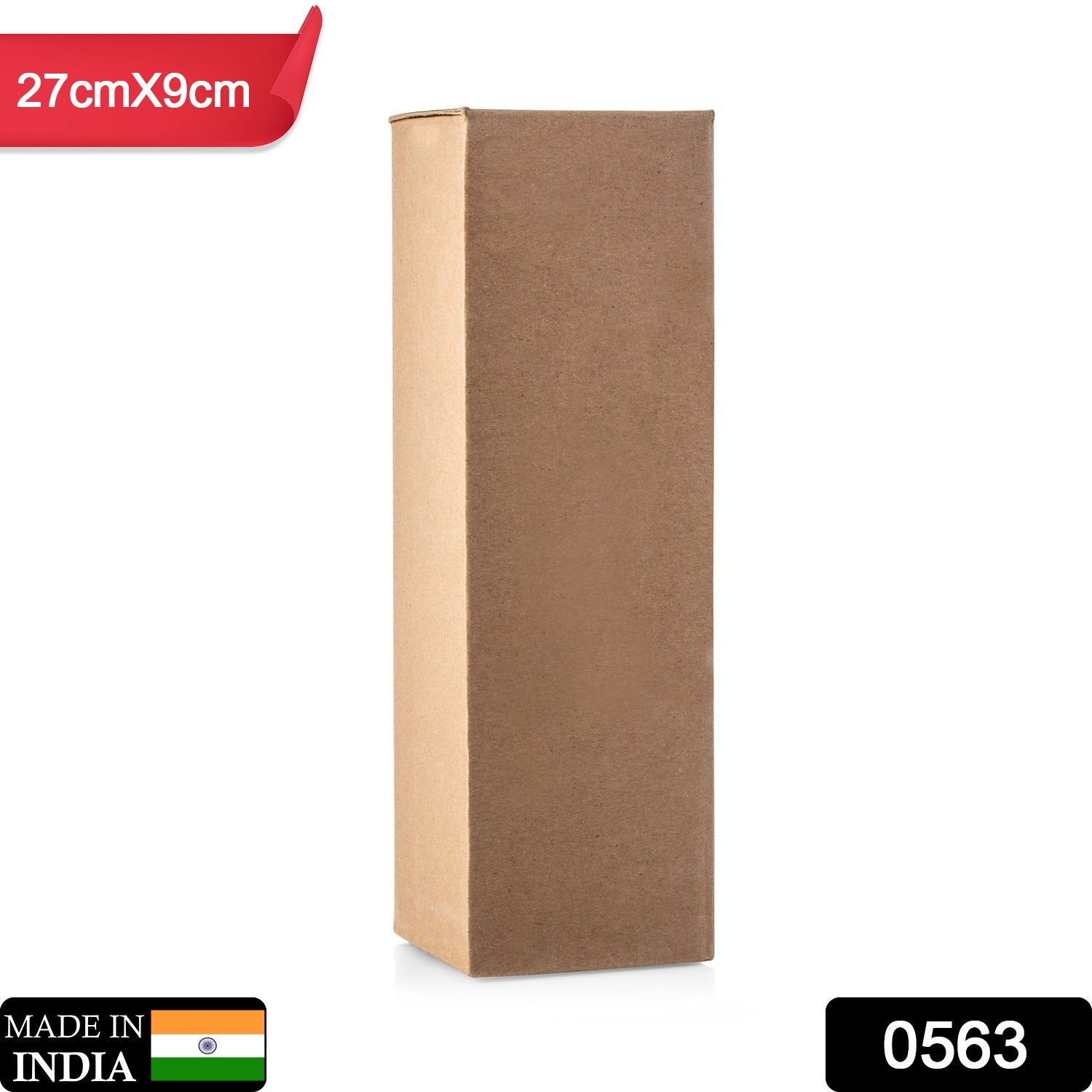 BROWN BOX FOR PRODUCT PACKING 9x9x27 - Bhavnagar Deodap