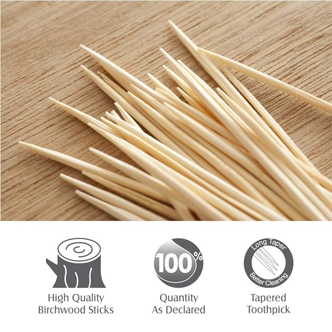 Tulips Disposable Wooden Toothpicks - Bhavnagar Deodap