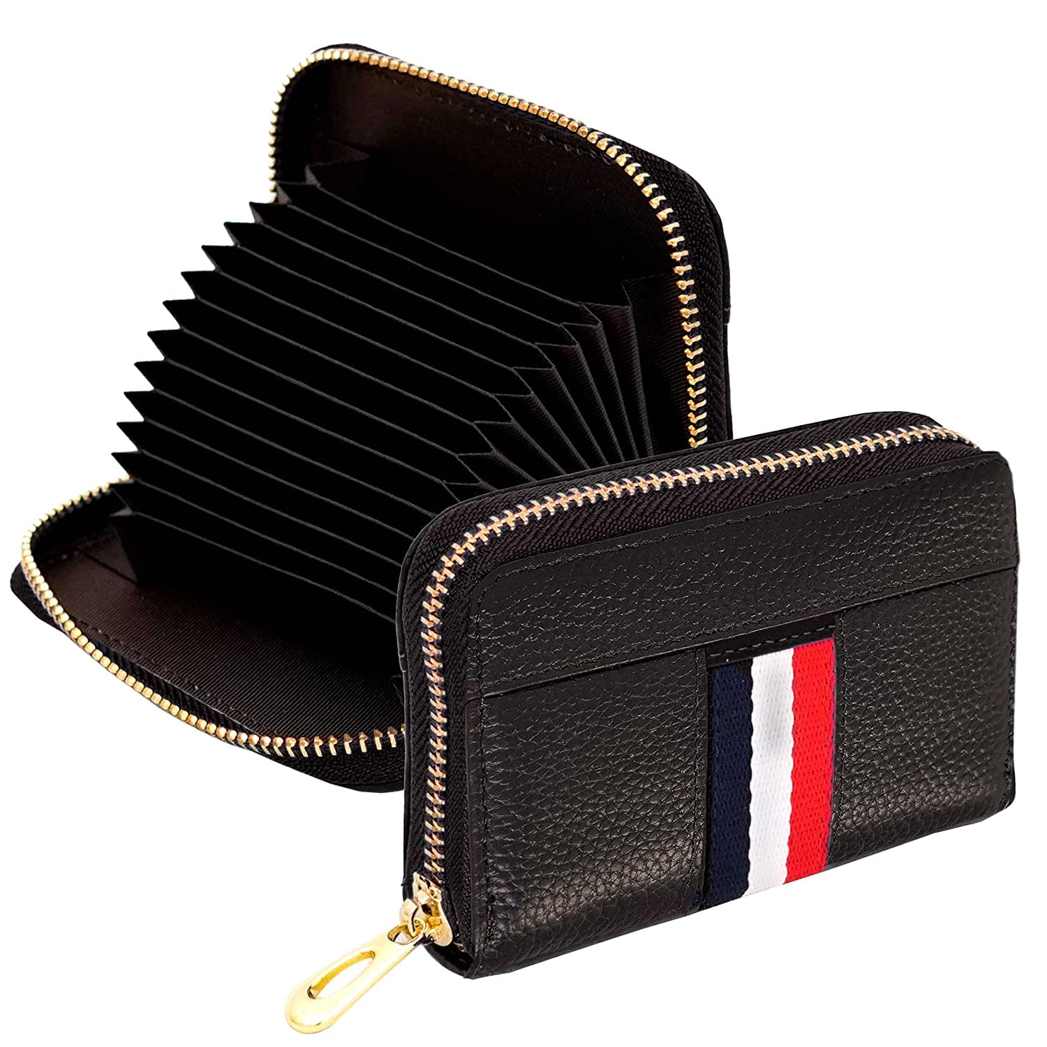 New ImportePU Leather Credit/Debit/ATM/Visiting/Business Zipper Card Holder Case Wallet for Unisex/Men & Women RFID Blocking Protected with Money Coin Purse Festive Valentines - Bhavnagar Deodap
