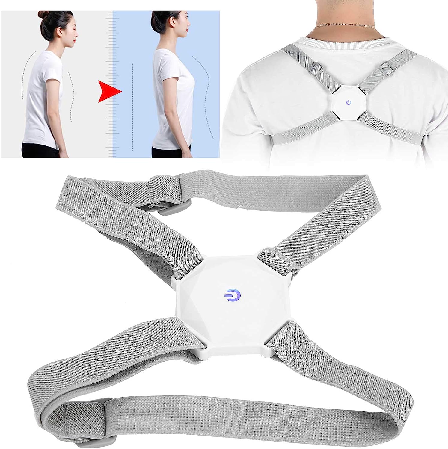 Smart Back Posture Corrector (Vibration Reminder): Improves Posture, Shoulder Support (Unisex) - Bhavnagar Deodap