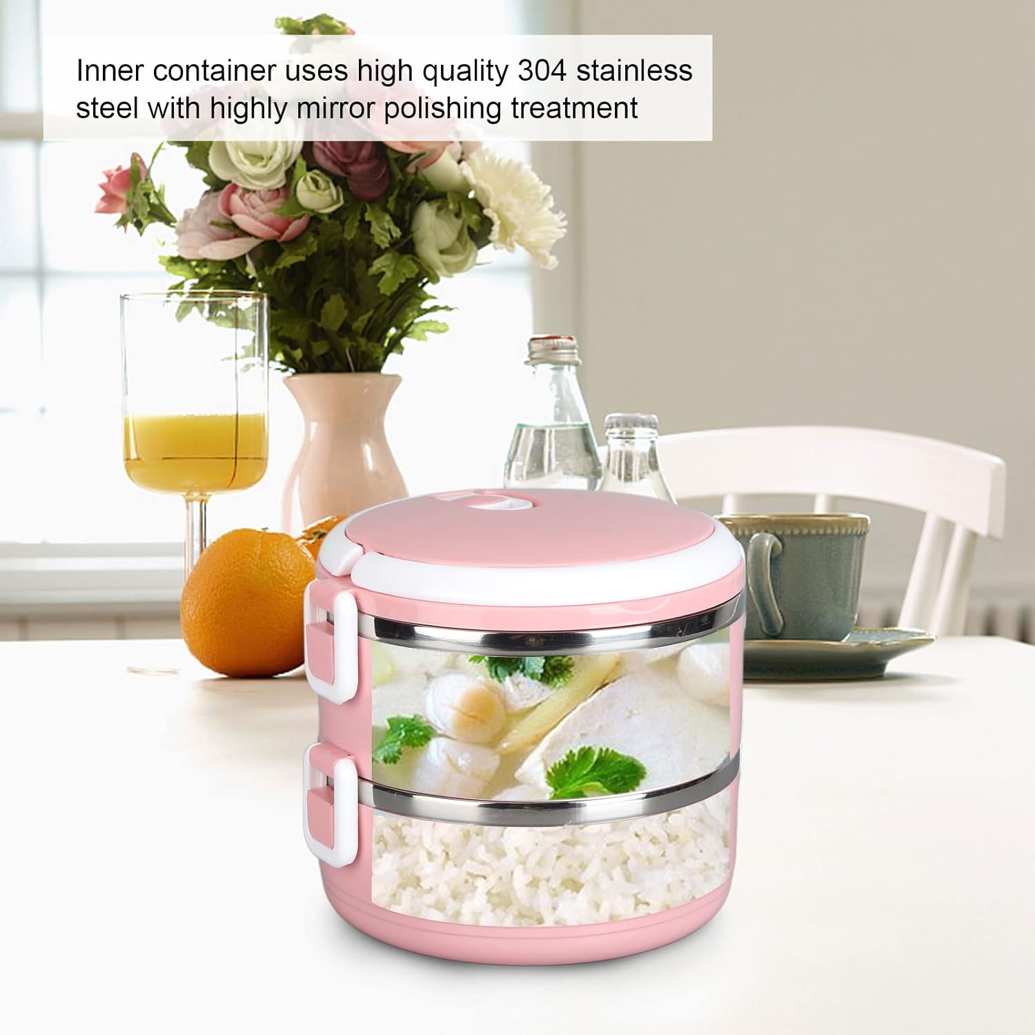 Doraemon 2layer Lunch Box Steel High Quality  2 Layer Tiffin Box For Home , Office & School Use - Bhavnagar Deodap