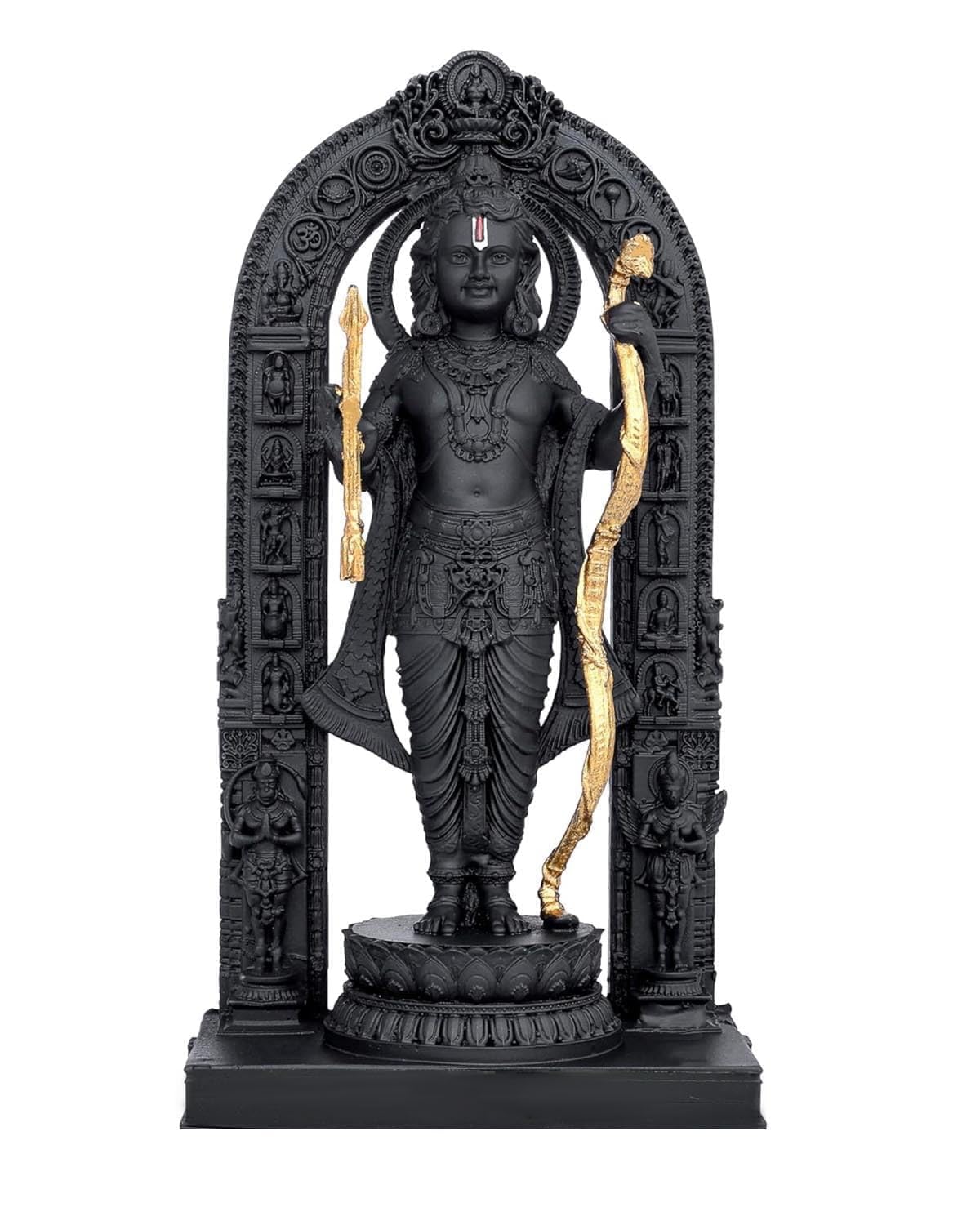 3D Resin Ram Lalla Murti Ayodhya Idol Statue, Ayodhya ram mandir Statue, for Temple, for Gifting, Home Decor Decoration