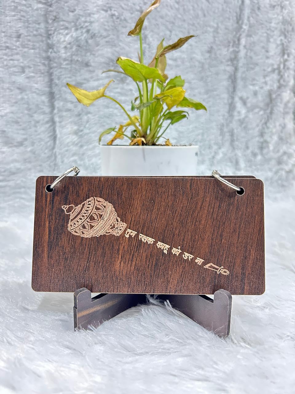 Hanuman chalisa Wooden Book