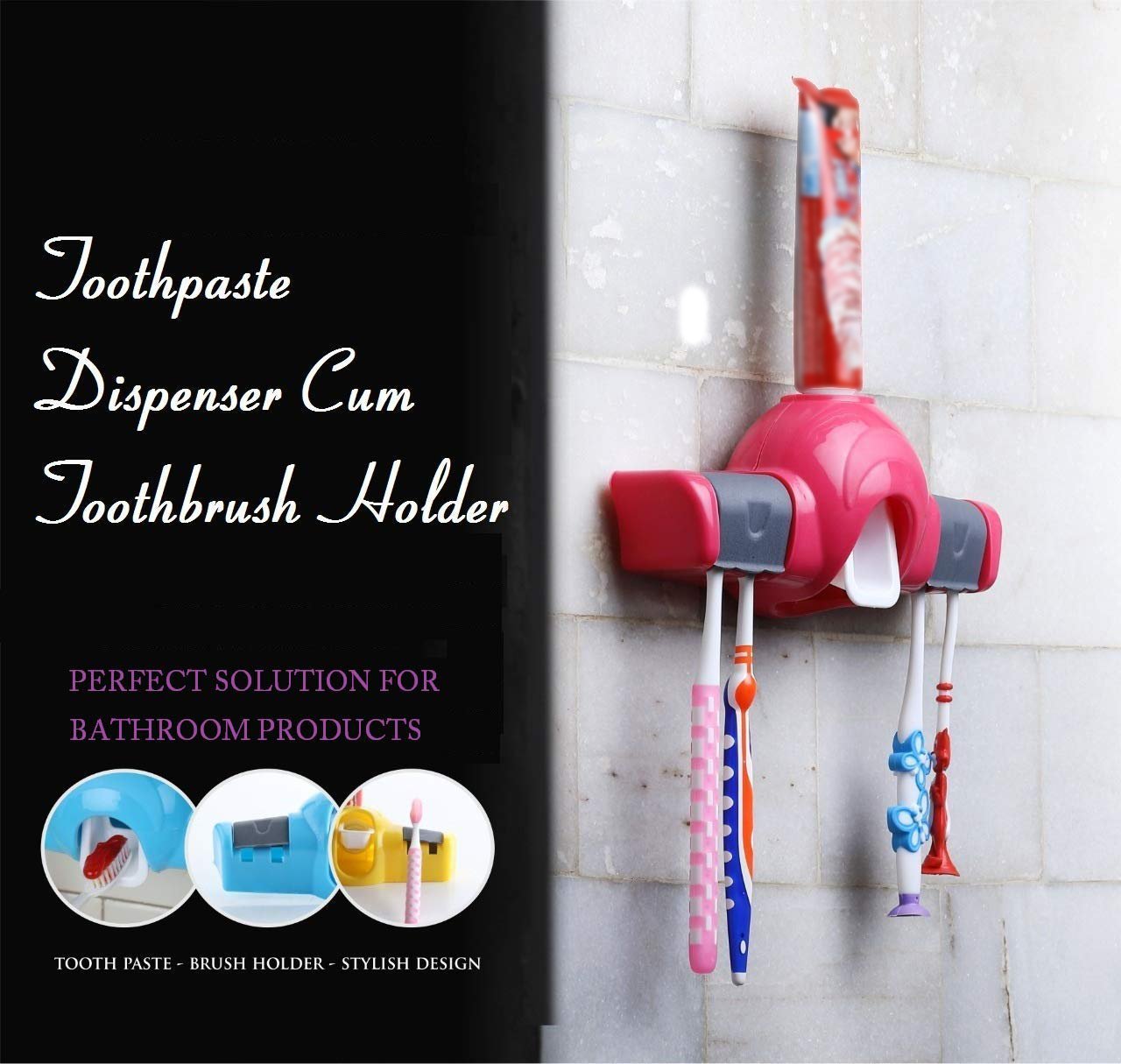 Automatic Push Toothpaste Squeezer Dispenser - Bhavnagar Deodap