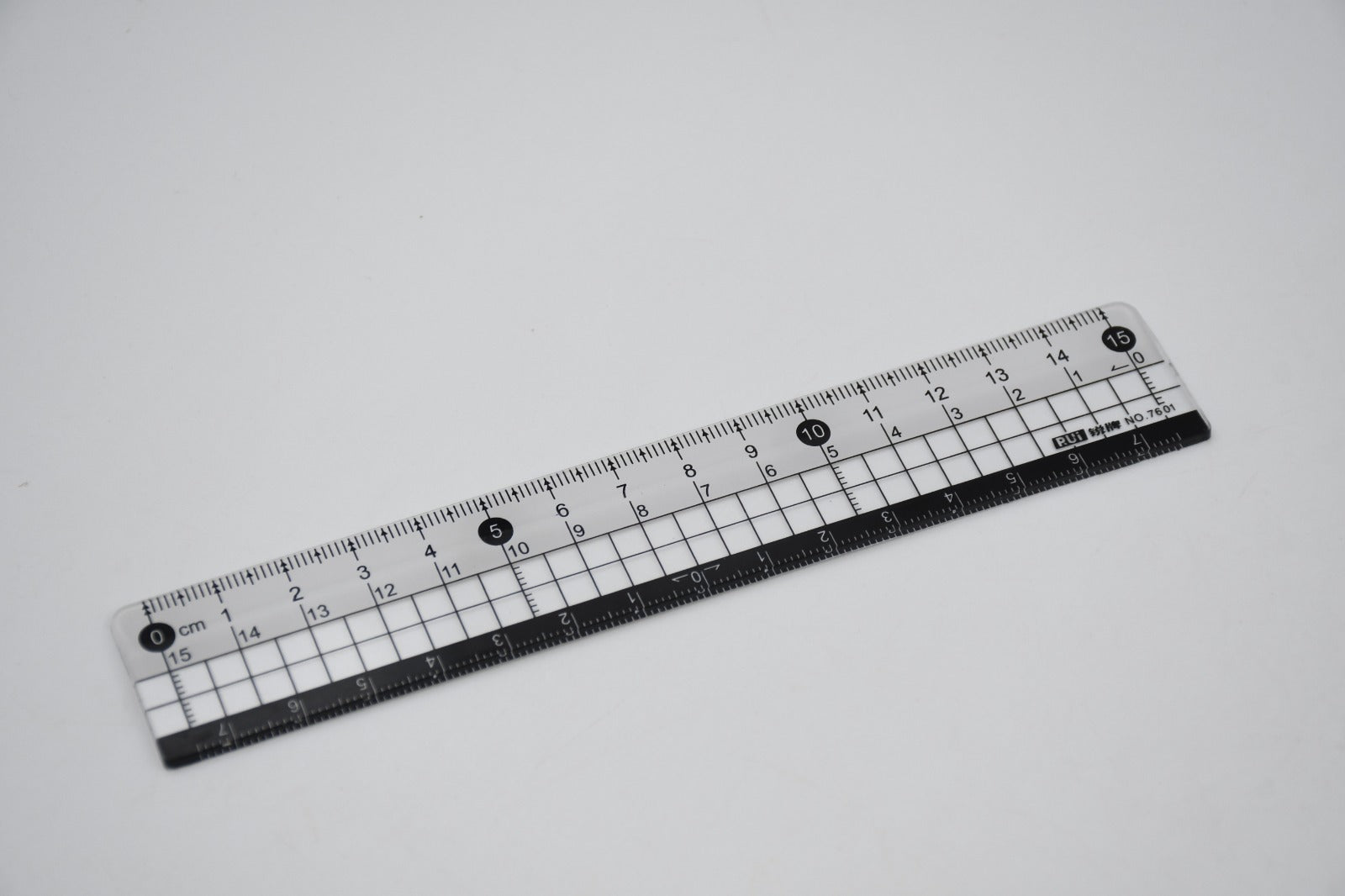 TRANSPARENT RULER, PLASTIC RULERS, FOR SCHOOL CLASSROOM, HOME, OR OFFICE (15 Cm) - Bhavnagar Deodap