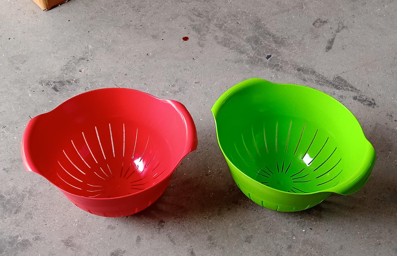 Plastic Fruits Vegetable Noodles Pasta Washing Bowl & Strainer - Bhavnagar Deodap