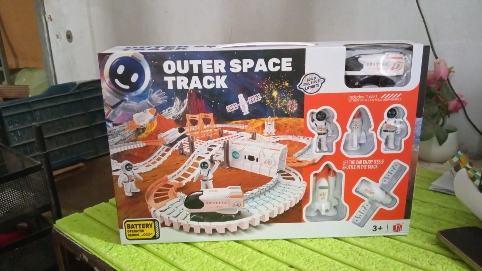 Outer Space Race Track Set for Kids Toys (1 Set) - Bhavnagar Deodap