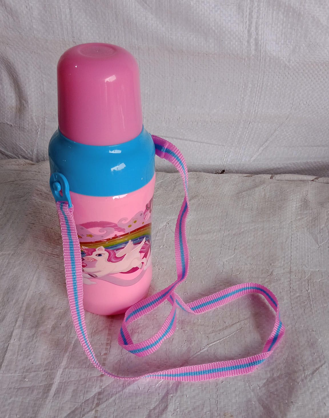500ml Insulated Sports Water Bottle with Dori & Straw: Leakproof, BPA-Free, Kids - Bhavnagar Deodap
