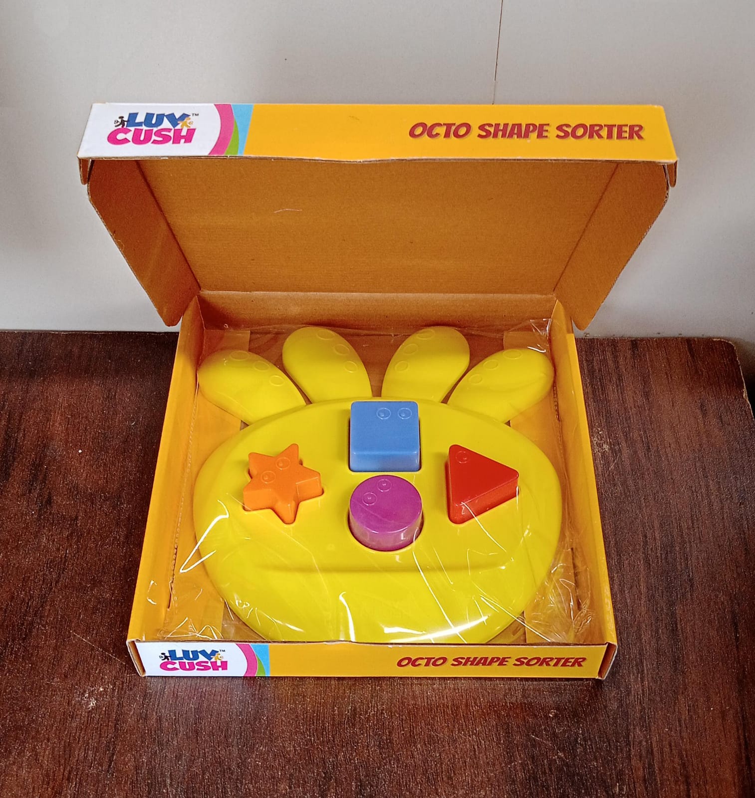 octo Shape sorter Toy Game That Make Your Kid's brain Sharp, Increase Grasping And Sorting Power Education Learning For Girls & boy, Gift Product (1 Pc)  - Bhavnagar Deodap