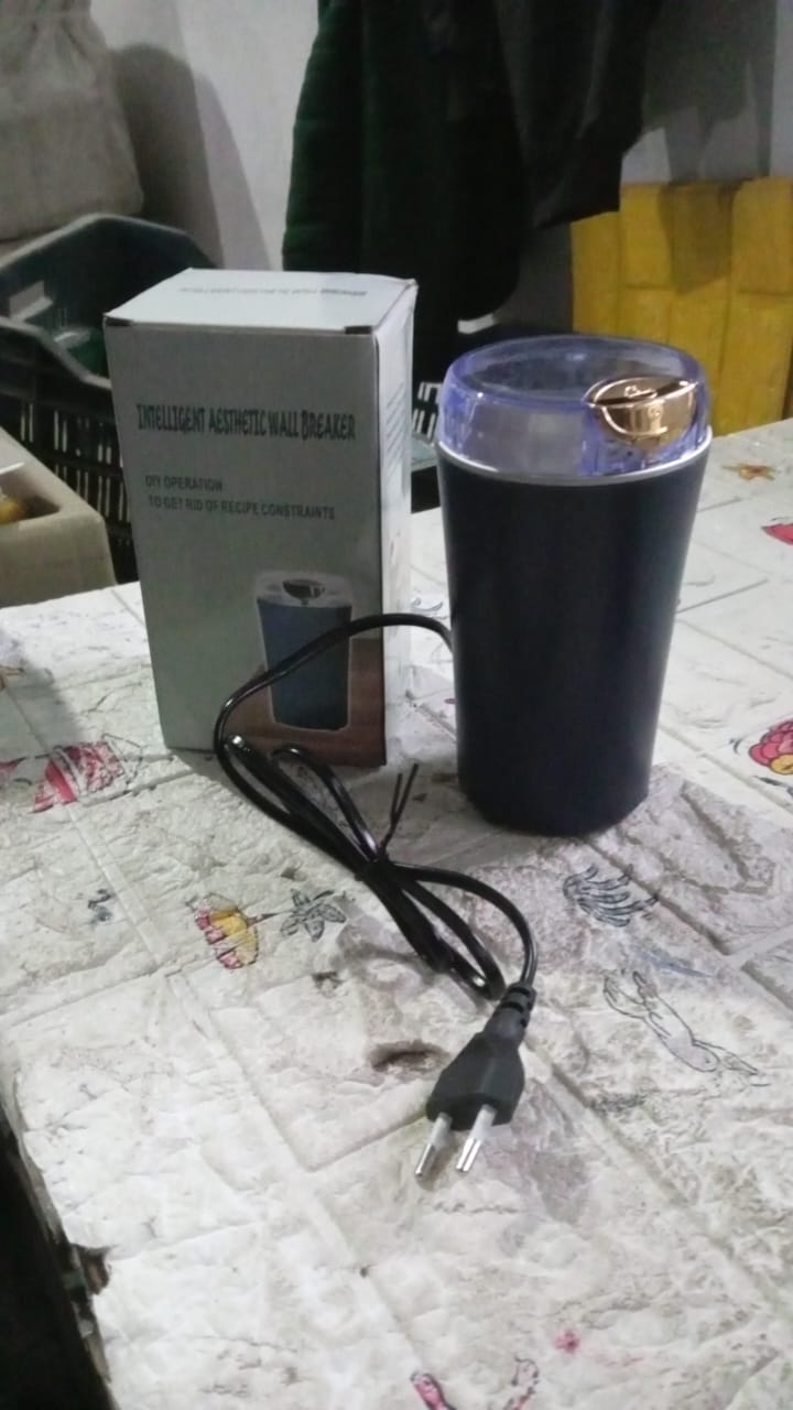 Mini Mixer, Small Blander, Power full Mini Grinder, Electric Coffee Bean Grinder Grinder Machine Portable Grinder for Home and Office. (4 Blade Grinder ) - Bhavnagar Deodap