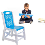 Study Table And Chair Set For Boys And Girls With Small Box Space For Pencils Plastic High Quality Study Table (Blue) - Bhavnagar Deodap