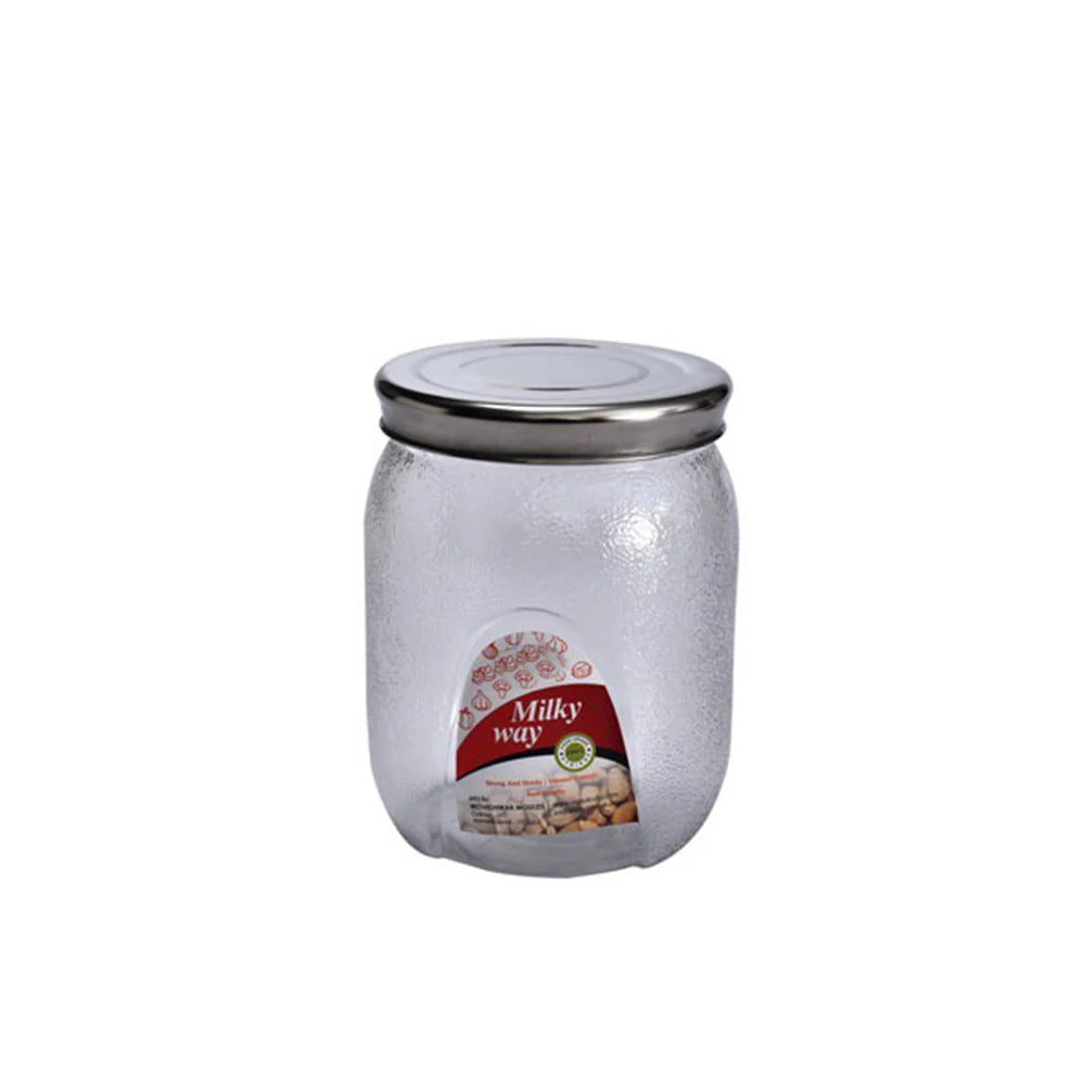 Milky Way Pet Transperant Jar 1000 Mi - Bhavnagar Deodap