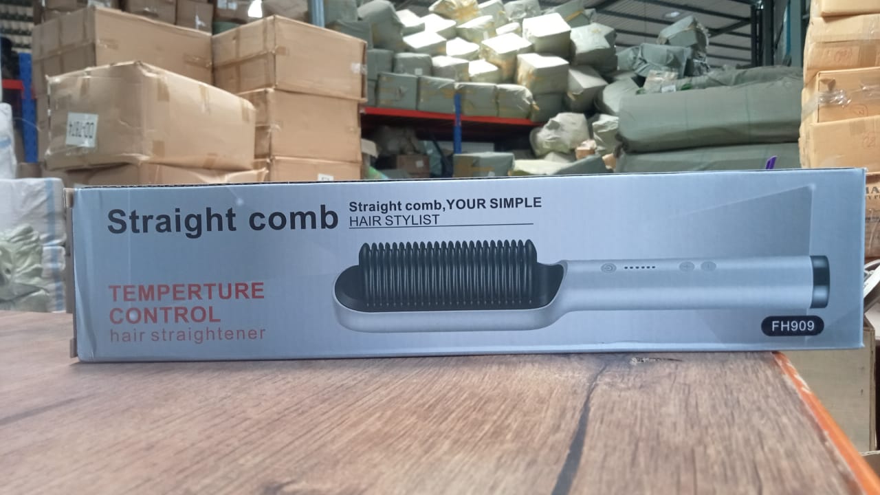 Hqt-909B Hair Straightener Used While Massaging Hair Scalps And Head. - Bhavnagar Deodap