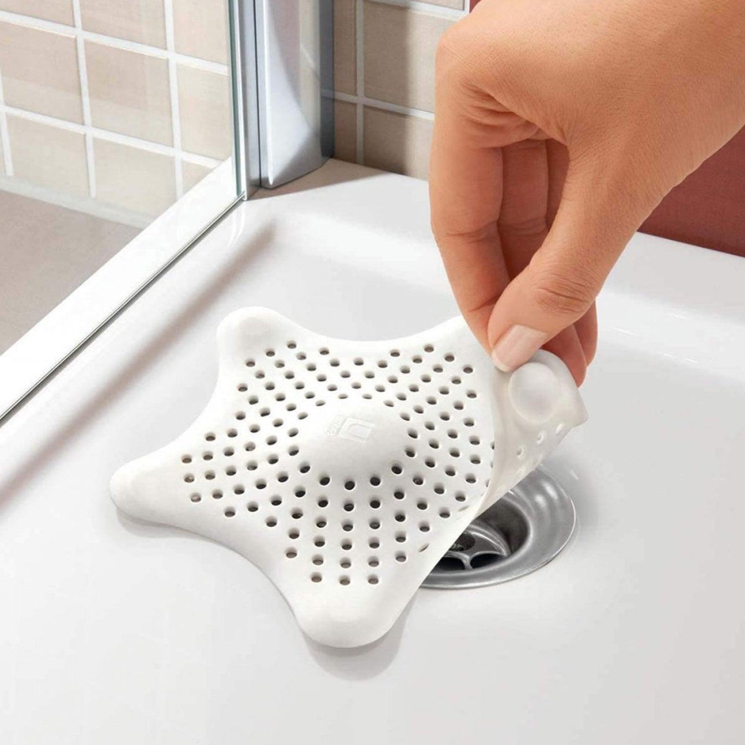 Star Drain Strainer: Catches Hair & Prevents Clogs (Kitchen/Bath) - Bhavnagar Deodap