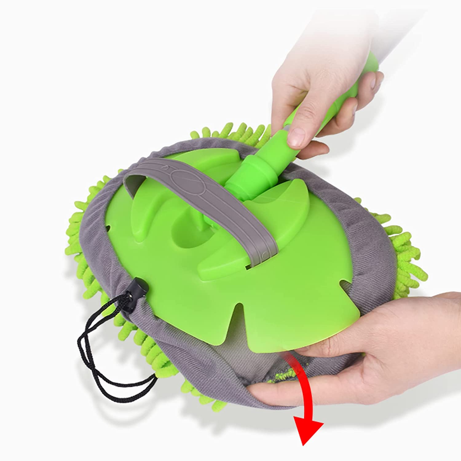 Dry/Wet Home, Kitchen, Office Cleaning Brush Extendable Handle