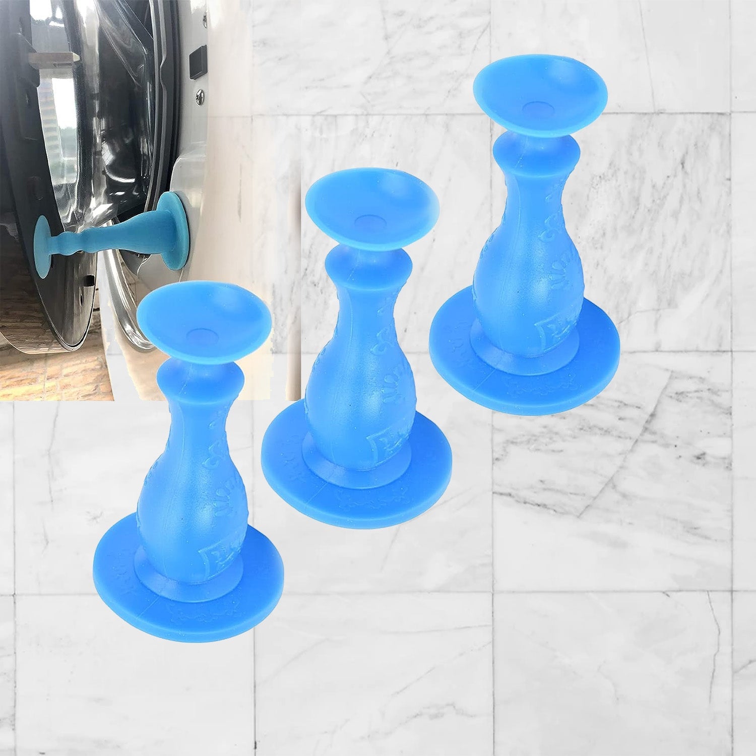 Multifunction Washer Door Stopper, Rubber Front Load Washing Machine Door Holder Prop for Family Use, Washing Machine Accessory - Bhavnagar Deodap