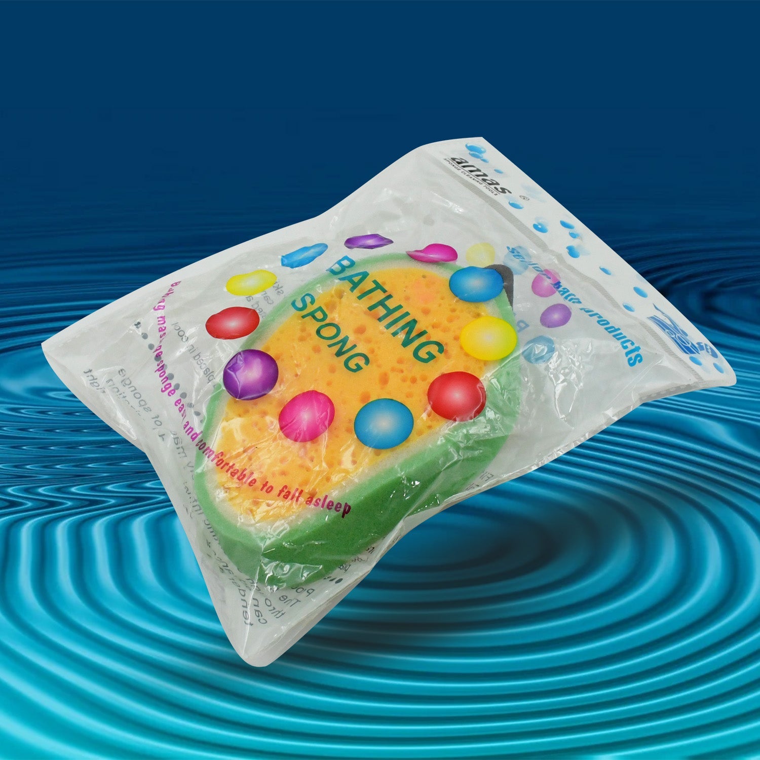 Multipurpose Mango Dish Sponge: Cleans Kitchen & Bath (Soft & Durable, 1 Pc) - Bhavnagar Deodap