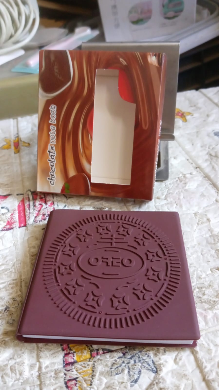 Chocolate Diary Notebooks Original Chocolate Smell Writing Practice Book Early Learning Copybook Premium Chocolate Book (1Pc / Book / 80 Pages)  - Bhavnagar Deodap