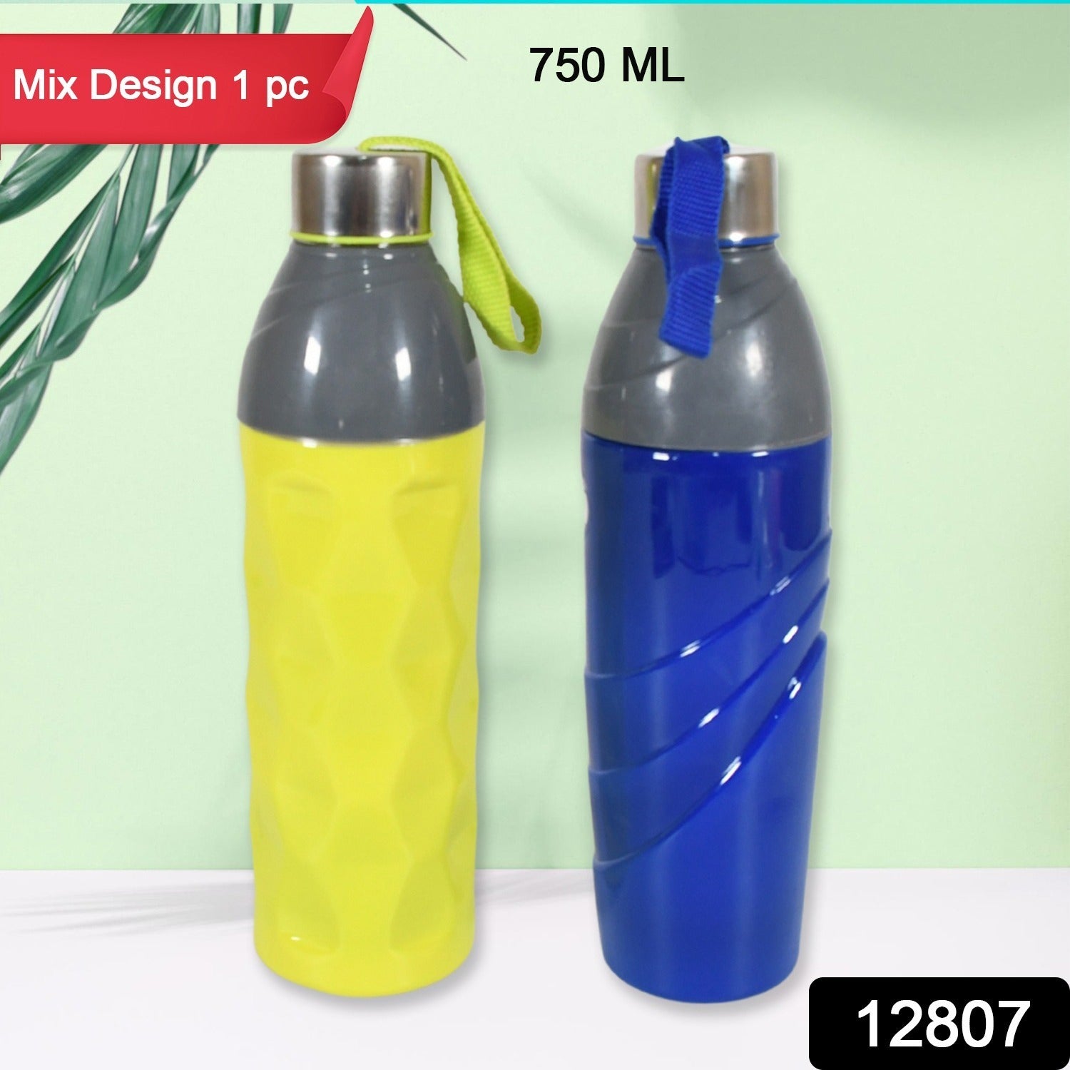 Plastic Sports Insulated Water Bottle with Dori Easy to Carry High Quality Water Bottle, BPA-Free & Leak-Proof! For Kids' School, For Fridge, Office, Sports, School, Gym, Yoga (750 ML / 1 Pc / Multi Color) - Bhavnagar Deodap