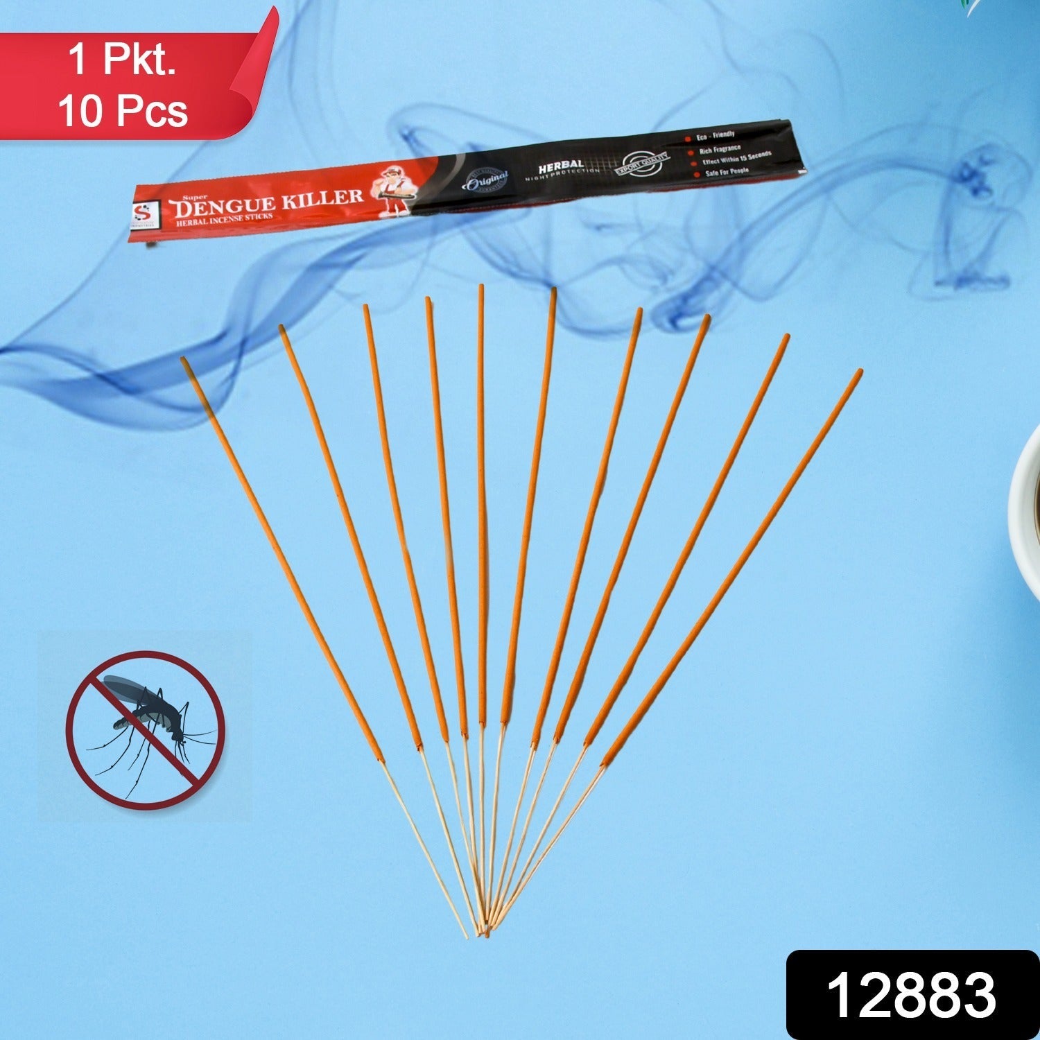 Mosquito Agarbatti Stick Herbal Mosquito Agarbatti  (1 Packet / 10 Sticks) (Incense Stick) - Bhavnagar Deodap