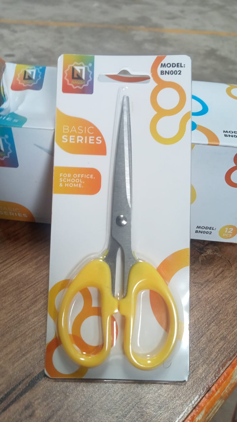 Stainless Steel Scissors with Plastic handle grip 160mm (1Pc Only) - Bhavnagar Deodap