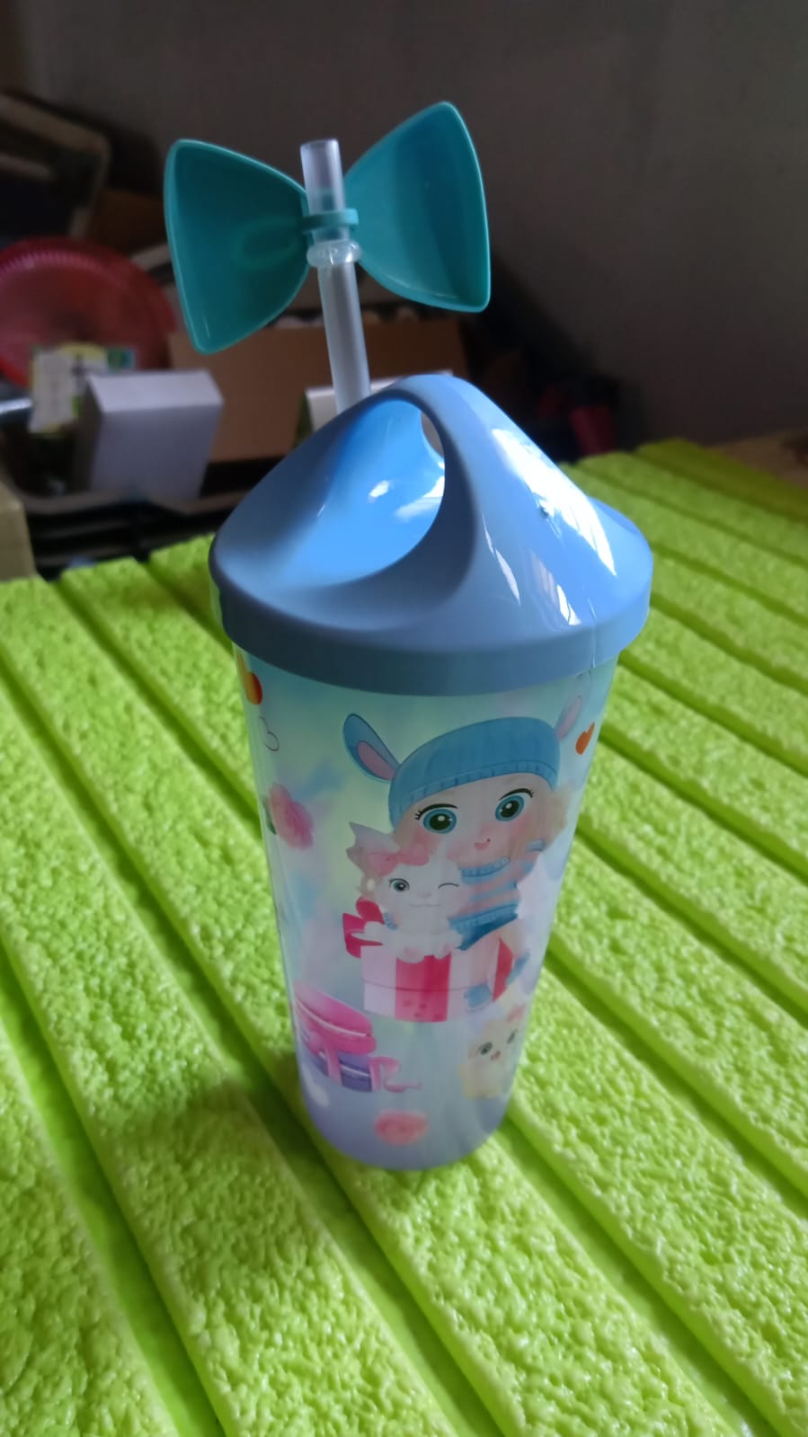 Unicorn Water Bottle with Straw & Lid for Kids (With Light) - Bhavnagar Deodap