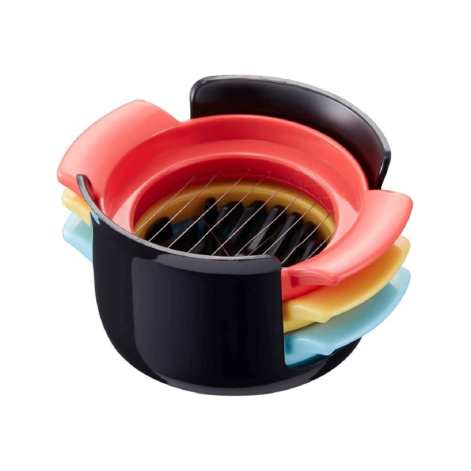 Egg Cutter Multifunctional 3 in 1 Stainless Steel Cutting Wire Cut Cutter-Durable Stainless Steel Wires. - Bhavnagar Deodap