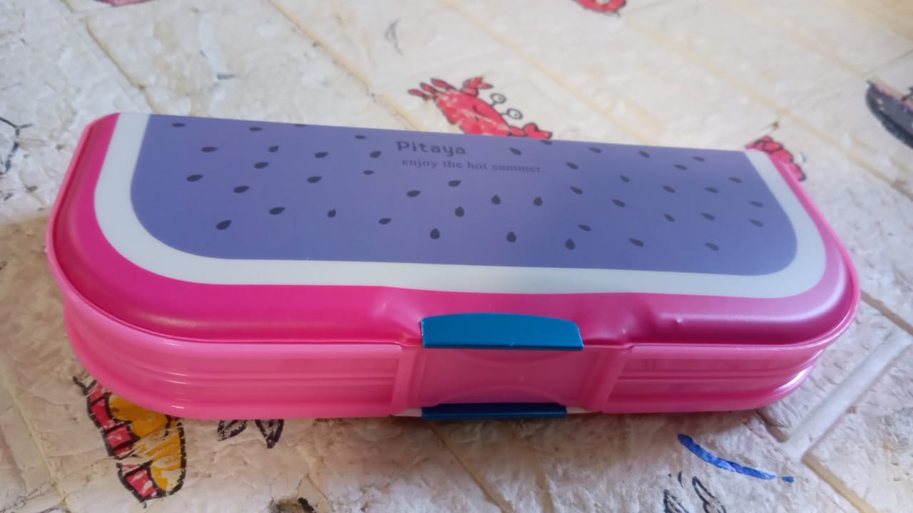 Multipurpose Compass Box, Pencil Box with 2 Compartments for School, Cartoon Printed Pencil Case for Kids, Birthday Gift for Girls & Boys, Cartoon Printed Pencil Case for Kids (Mix Color 1 Pc) - Bhavnagar Deodap