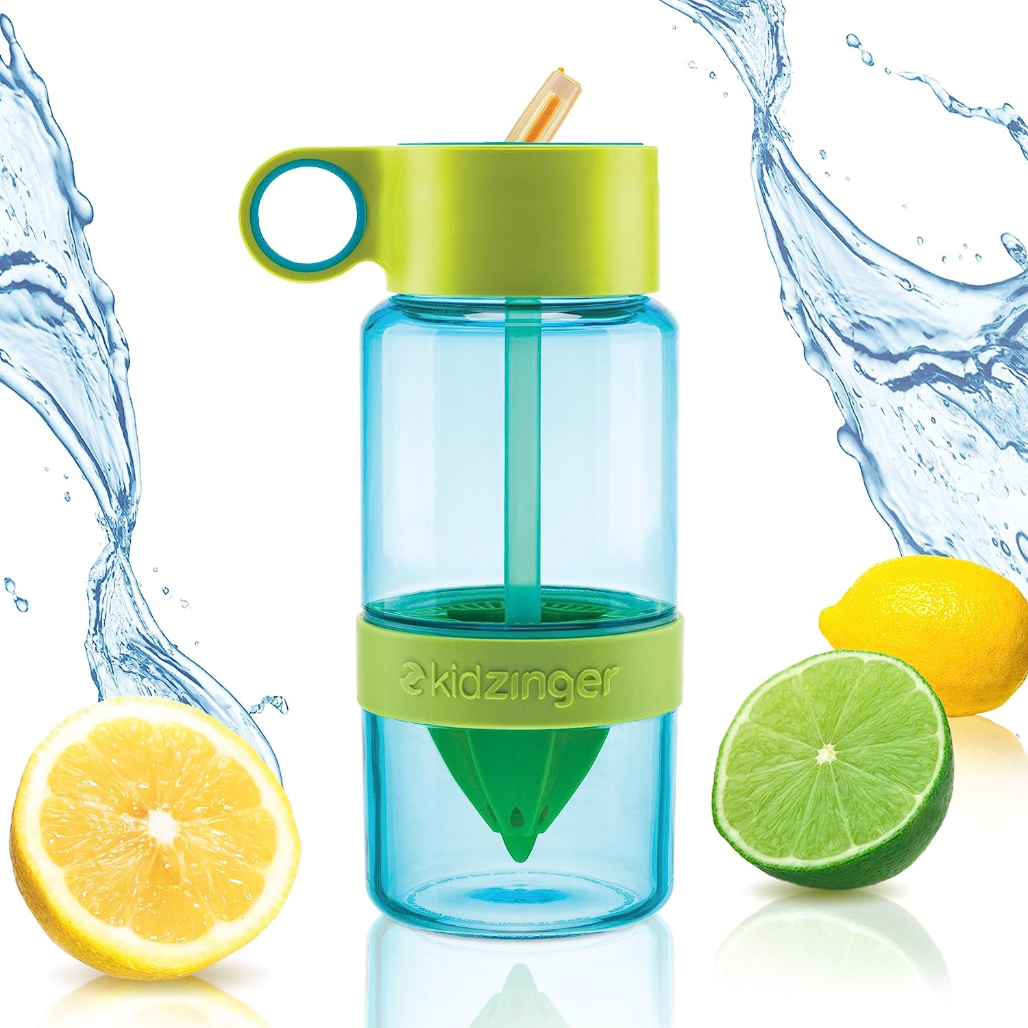 Sports Duo Citrus Kid Zinger Juice Water Bottle with Juice Maker Infuser Bottle (630ml) - Bhavnagar Deodap