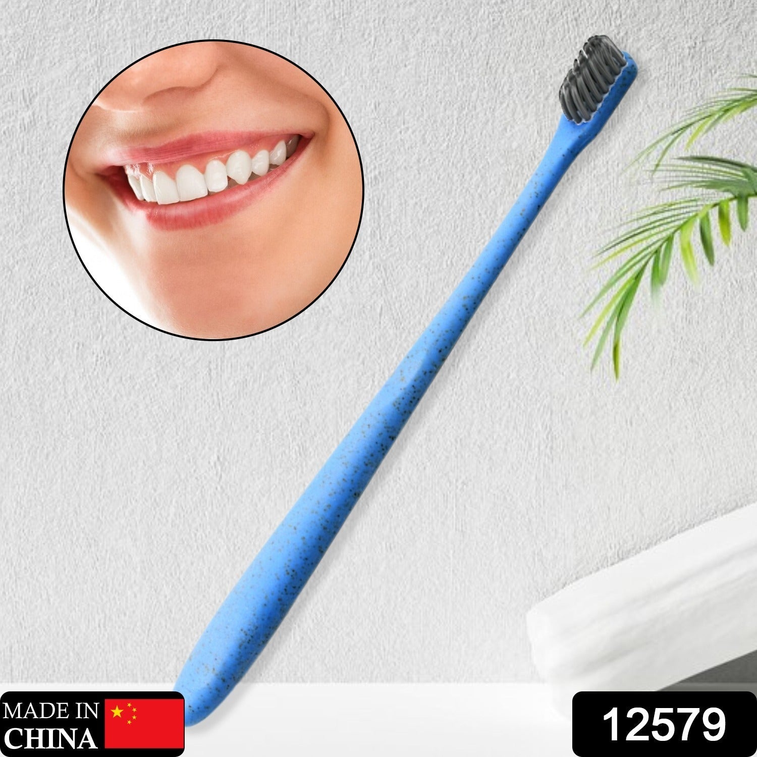 Wheat Straw Toothbrush Women Men Soft-bristle Toothbrush Oral Care Tooth Brush Manual Toothbrush for Deep Cleaning, Dental Care (1 Pc) - Bhavnagar Deodap