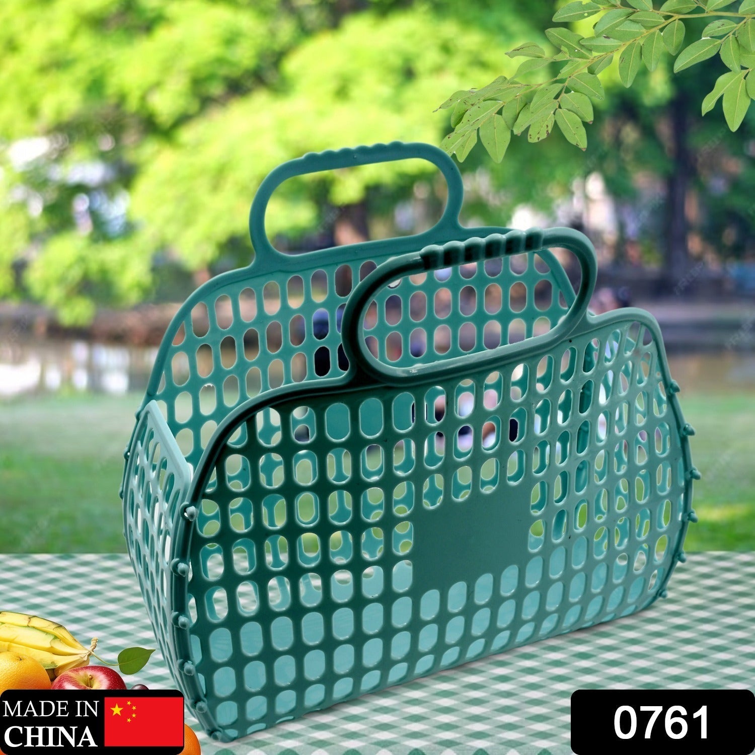 Grocery Vegetable Foldable Smiley Non-Woven Fabric Shopping Bag - Bhavnagar Deodap
