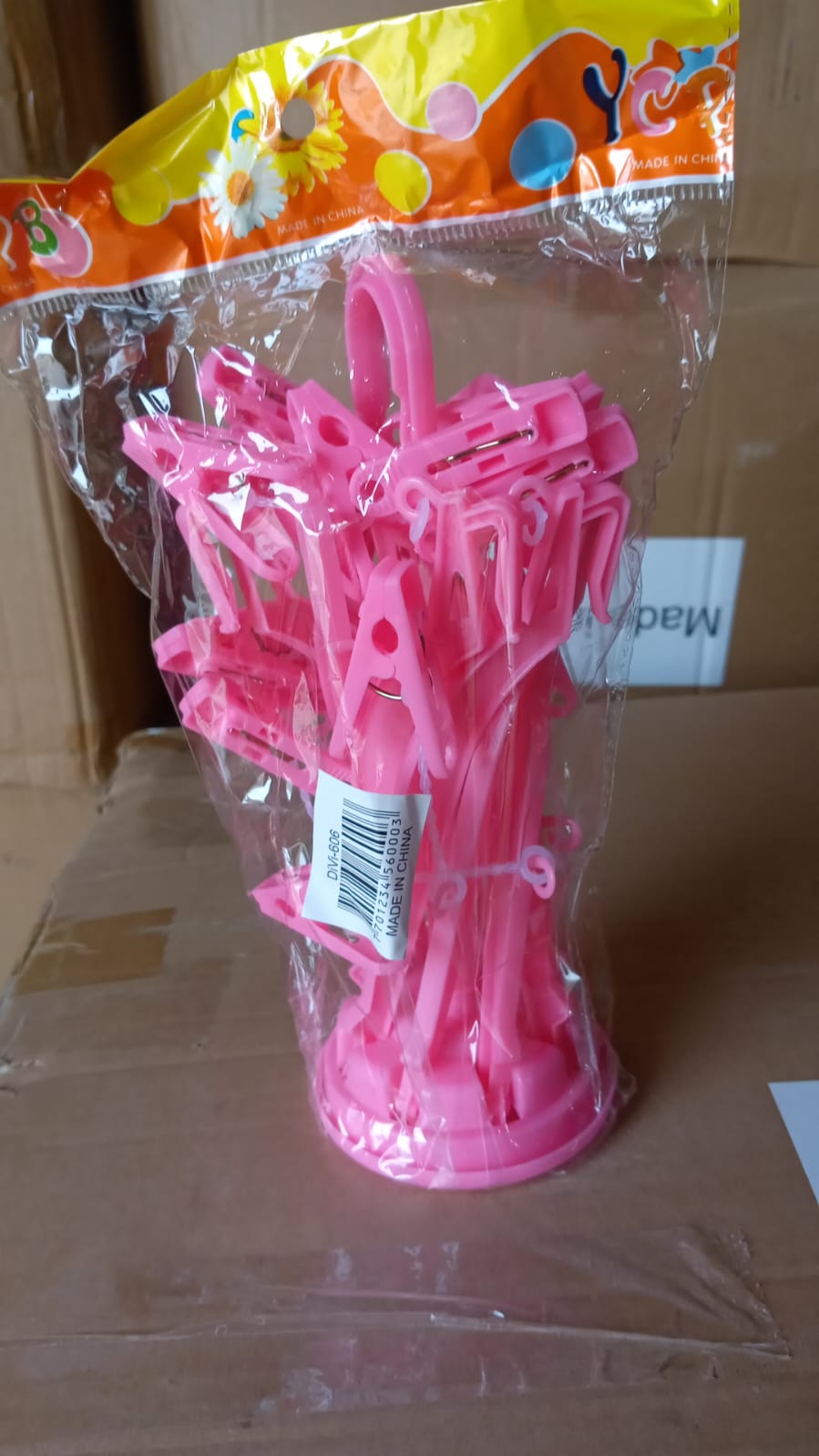 Plastic Foldable Underwear Hanging Dryer Clothes Clips Hanger Drying Rack, Clothes Hangers with 16 Clips, Clip Hanger Drip Hanger for Drying Underwear, Baby Clothes, Socks, Bras, Towel, Cloth Diapers, Gloves - Bhavnagar Deodap