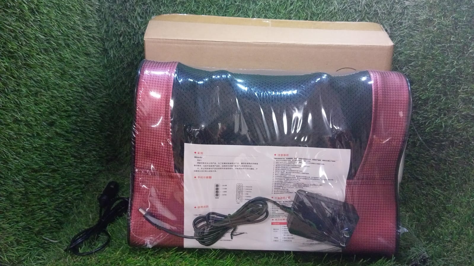 Electric Neck Waist Back Massager Neck Massager Multipurpose Neck Massage Pillow Deep Tissue Massage Nodes Electric Pillow with Heat for Shoulders Calf Legs Feet Hands - Bhavnagar Deodap