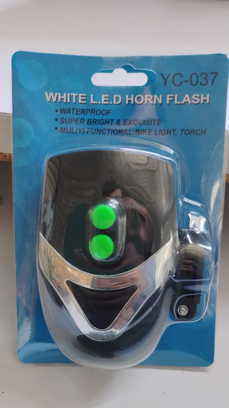 Bicycle 3 LED White Headlight Lamp (1 Pc / Battery not included) - Bhavnagar Deodap