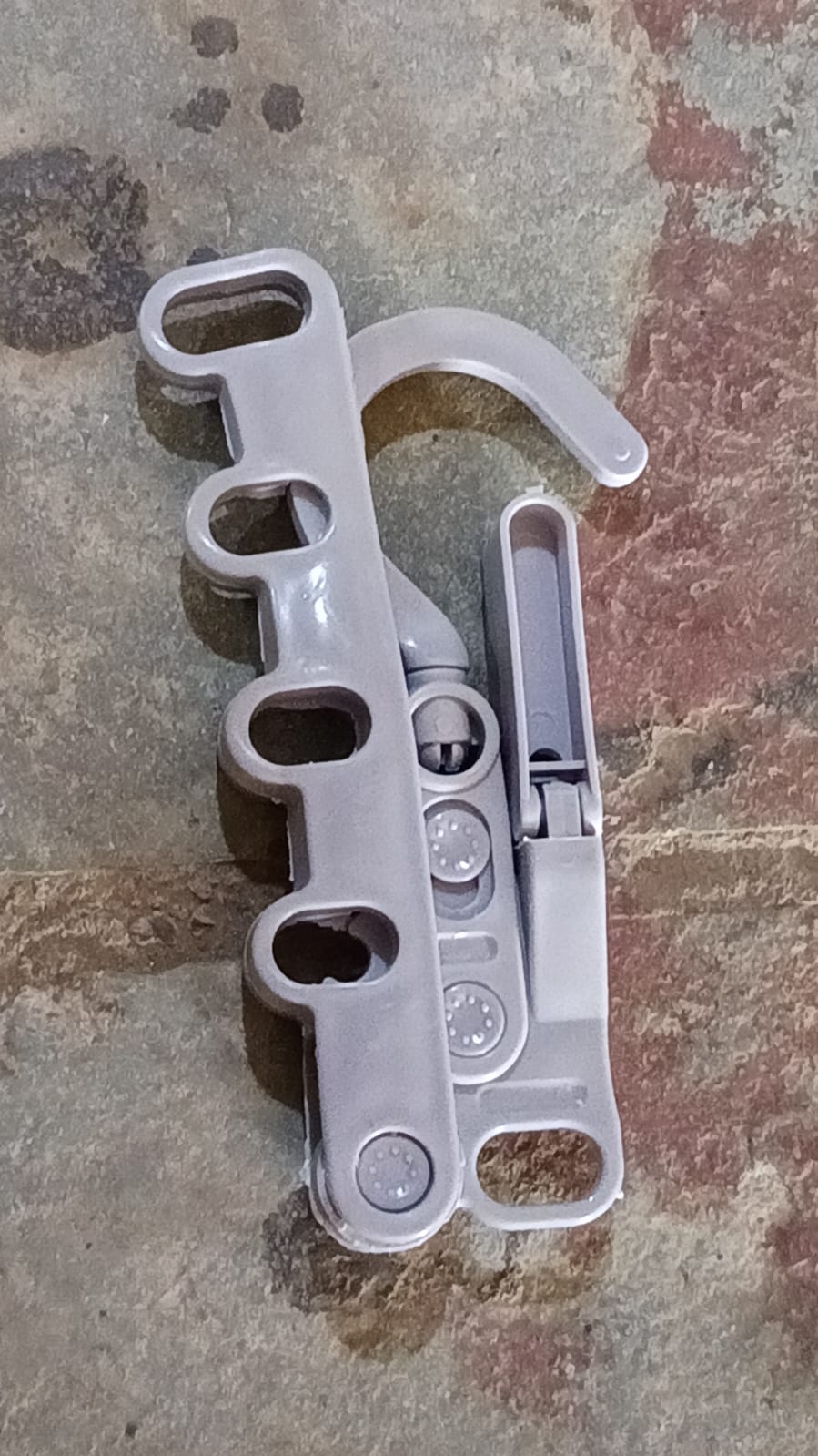 5 holes foldable clothes Hanger, travel clothes hanger, multifunctional clothes hanger, space-saving wall holder, clothes rack, robust clothes hanger for travel, indoors. - Bhavnagar Deodap