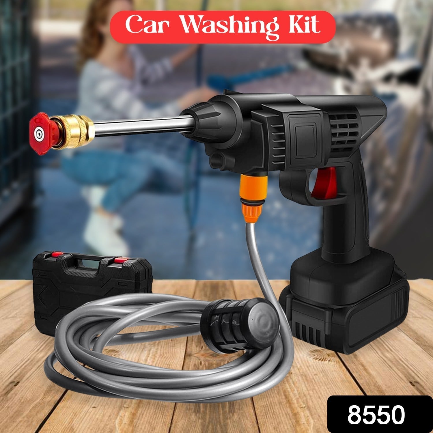 Car Washer Gun (Type 1- Single Battery) - Bhavnagar Deodap