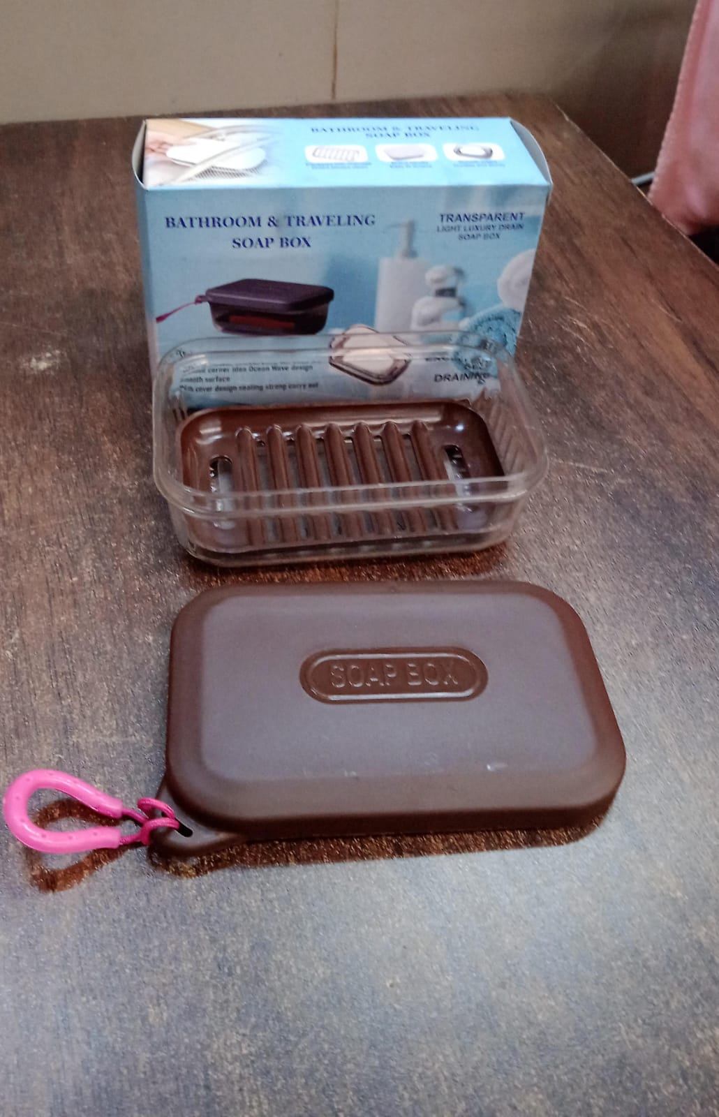 Bathroom & Travel Plastic Soap Box with Lid (1 Pc) - Bhavnagar Deodap