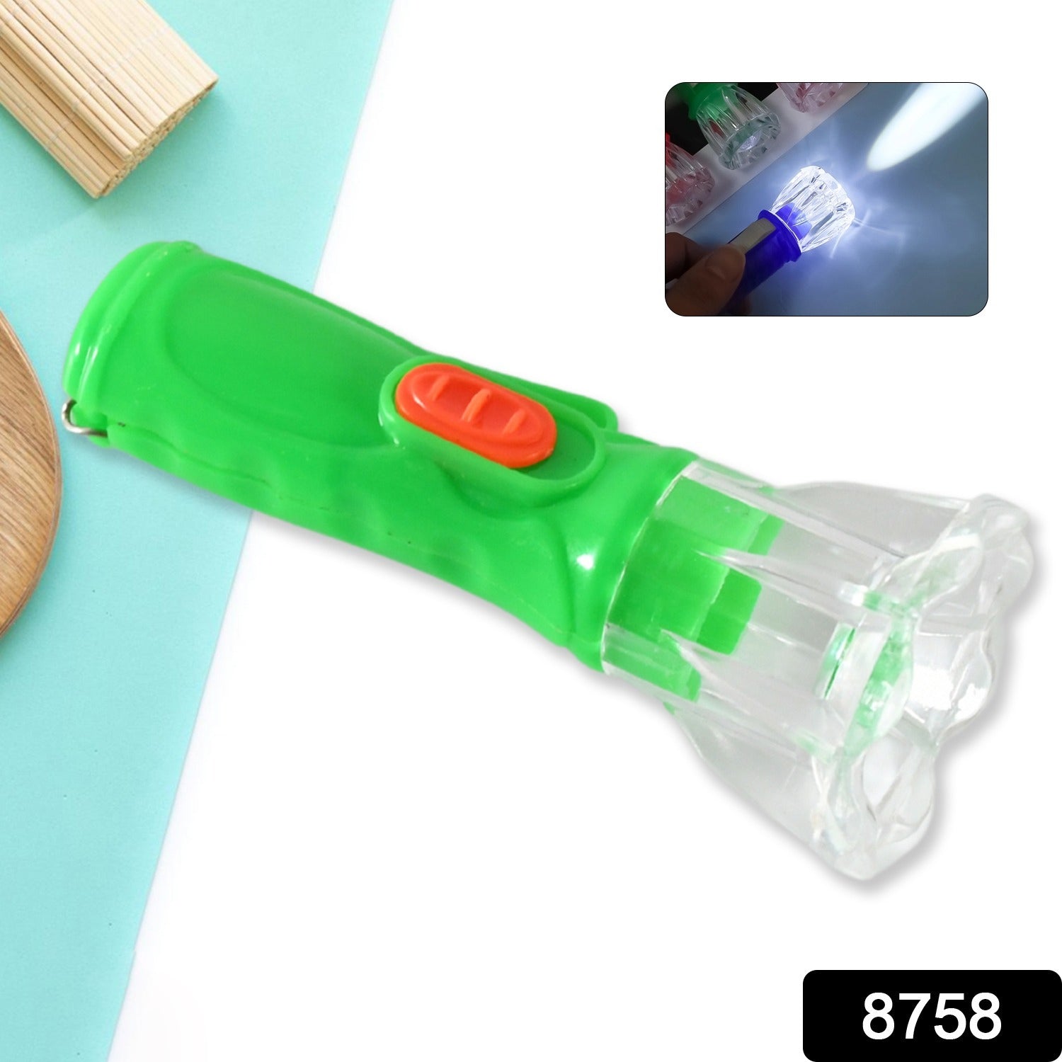 Small Plastic Torch for Kids, Plastic LED Flashlight Torch, Beautiful Attractive Good Gift Item, Pocket Torch for Kids (1 Pc) - Bhavnagar Deodap