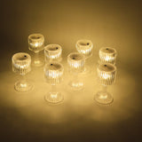 8pc Crystal Mini Lamp Set