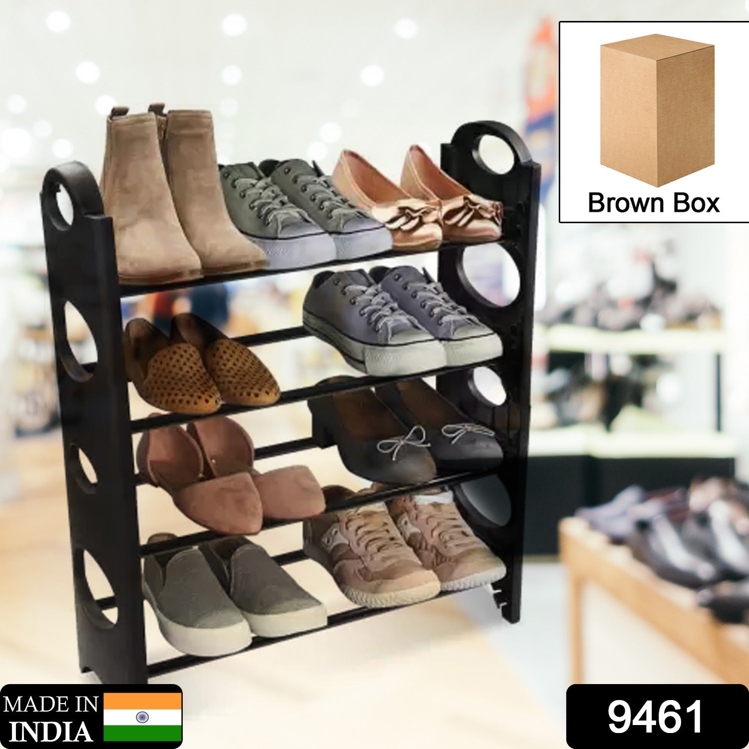 4 Shelves Shoe Rack - Bhavnagar Deodap