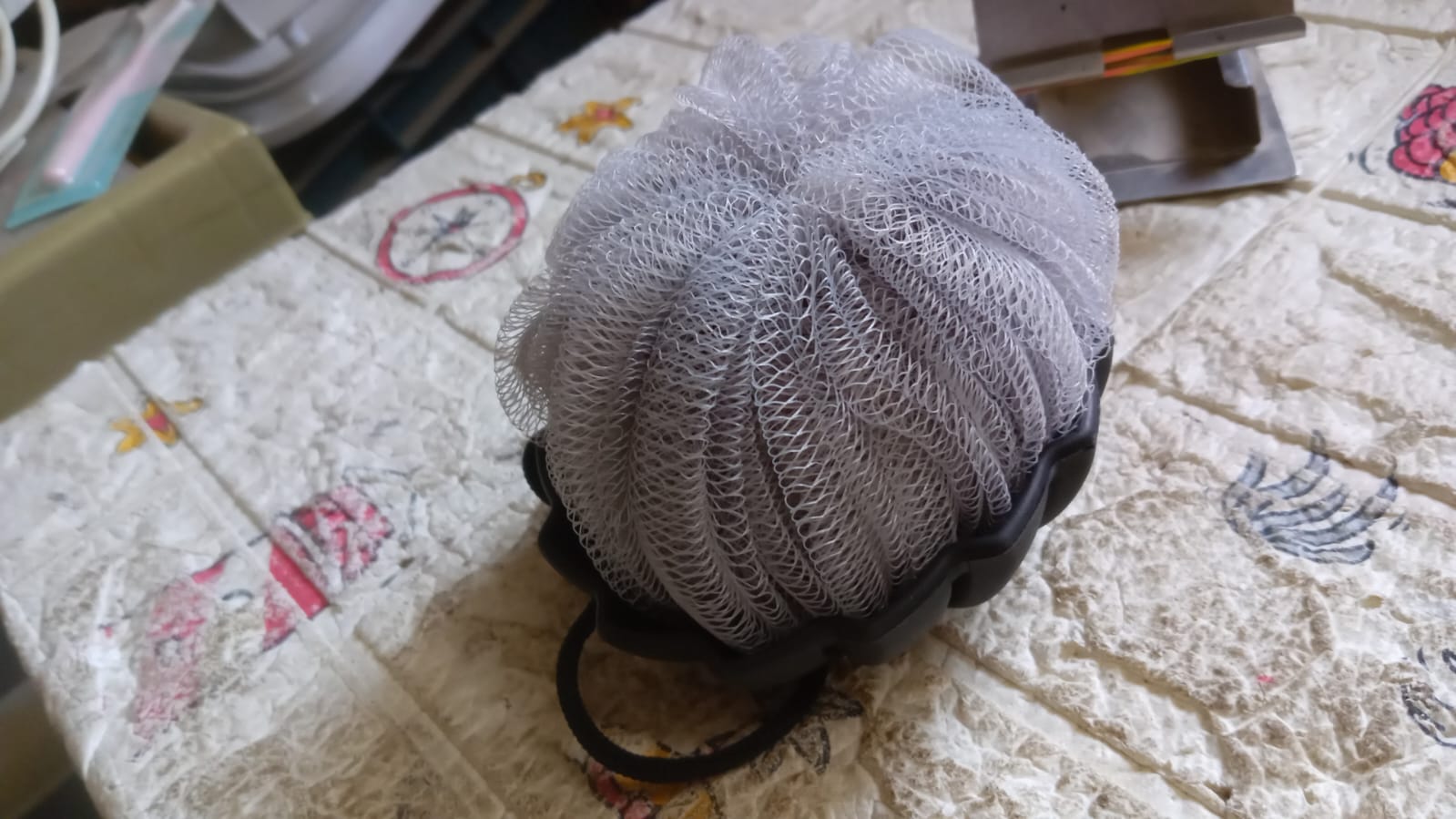 Shower Tool Duo 2-1 Shower Loofah Sponge and Exfoliating Body Scrubber for Showering, Easy to Clean, Easy to Dry, With Dori Easy to Hanging, Easy to Grip - Bhavnagar Deodap