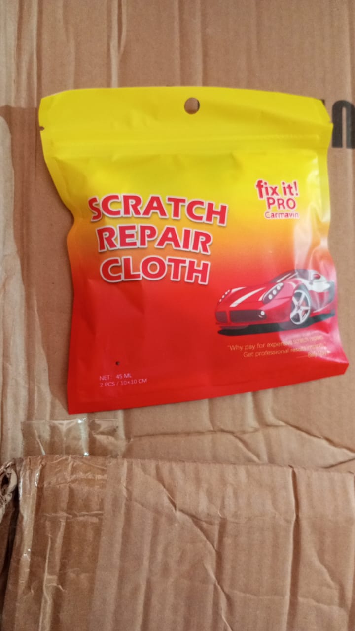 Nano Magic Car Scratch Remover Cloth, Multipurpose Scratch Repair Cloth, Cloth for Car Paint Scratch Repair, Easy to Repair Slight Scratches on the Surface Polishing Repeatable Use for All Kinds of Car (45 ML Repair Solution, 2 Gloves, 2 nano Cloth) - Bhavnagar Deodap